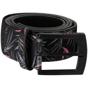 Cuater By Travis Matthew Logging Off Golf Belt Size 36 Black with multi leaves